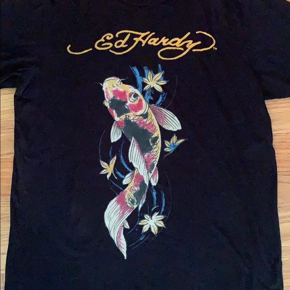 ed hardy fish shirt